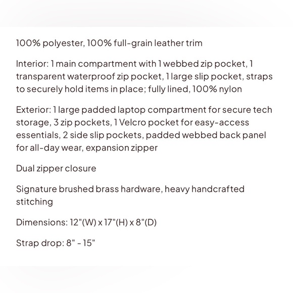 Patricia Nash Vivo Backpack - Picture 11 of 11